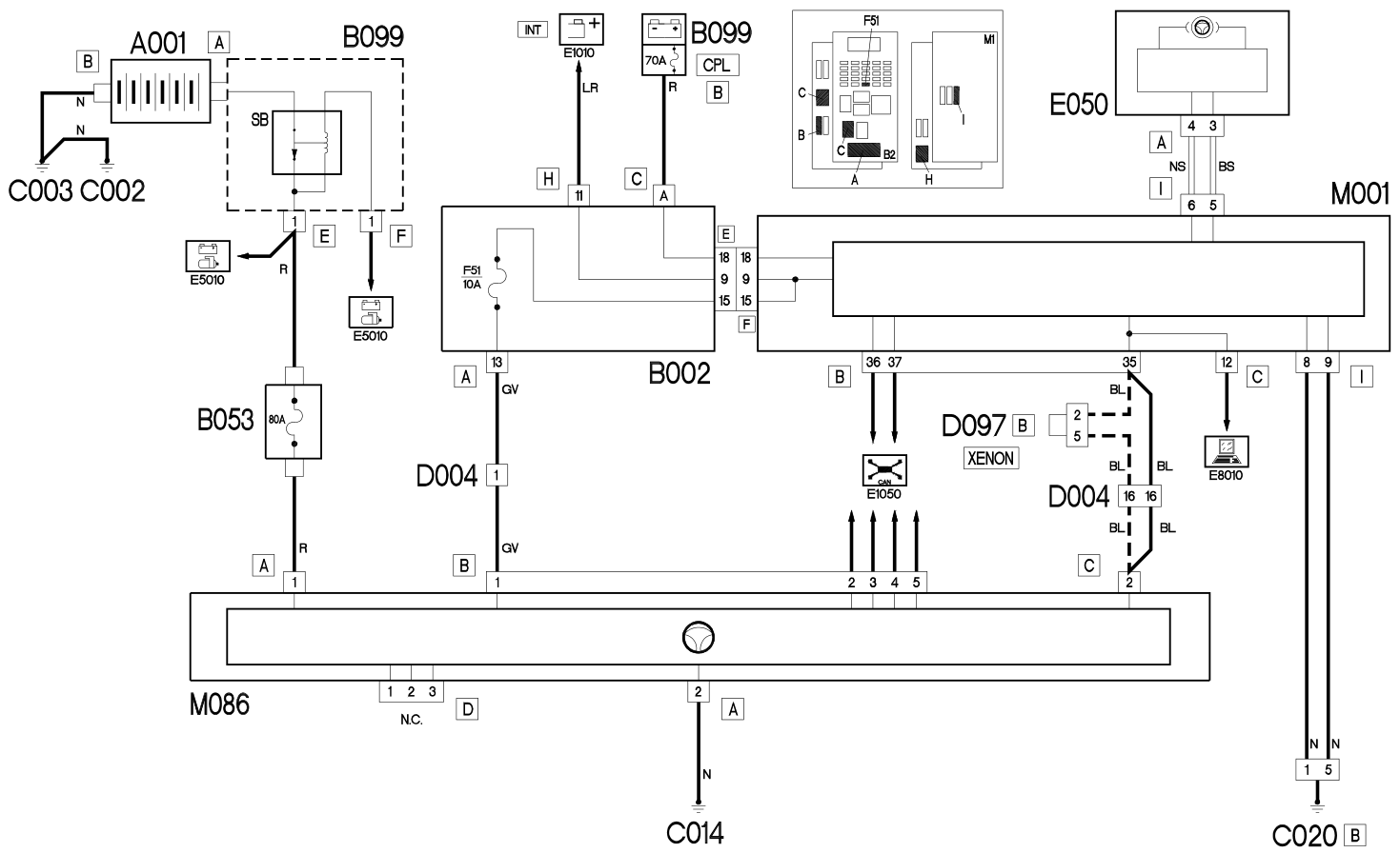 ELECTRIC STEERING - WIRING DIAGRAM