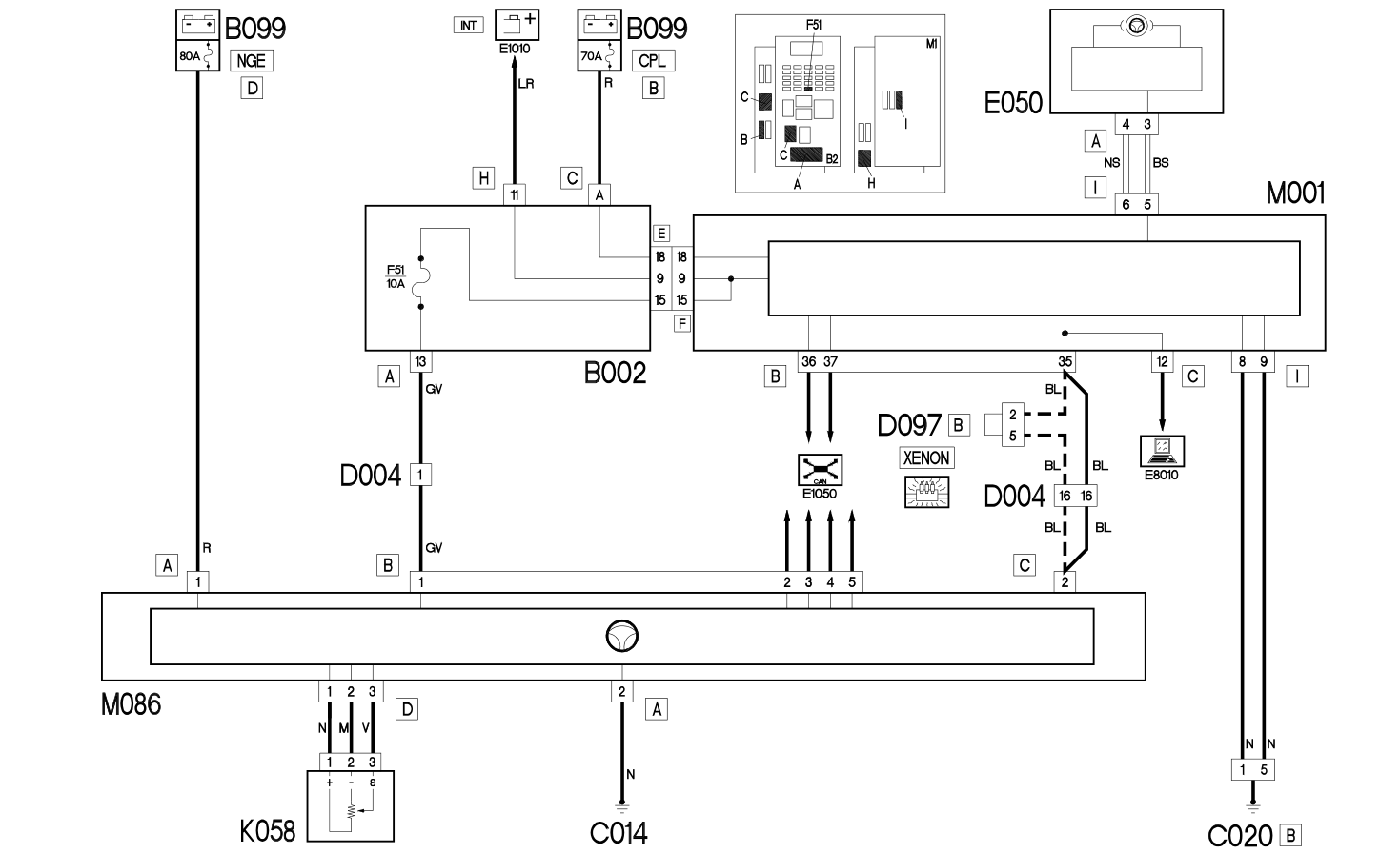 ELECTRIC STEERING - WIRING DIAGRAM