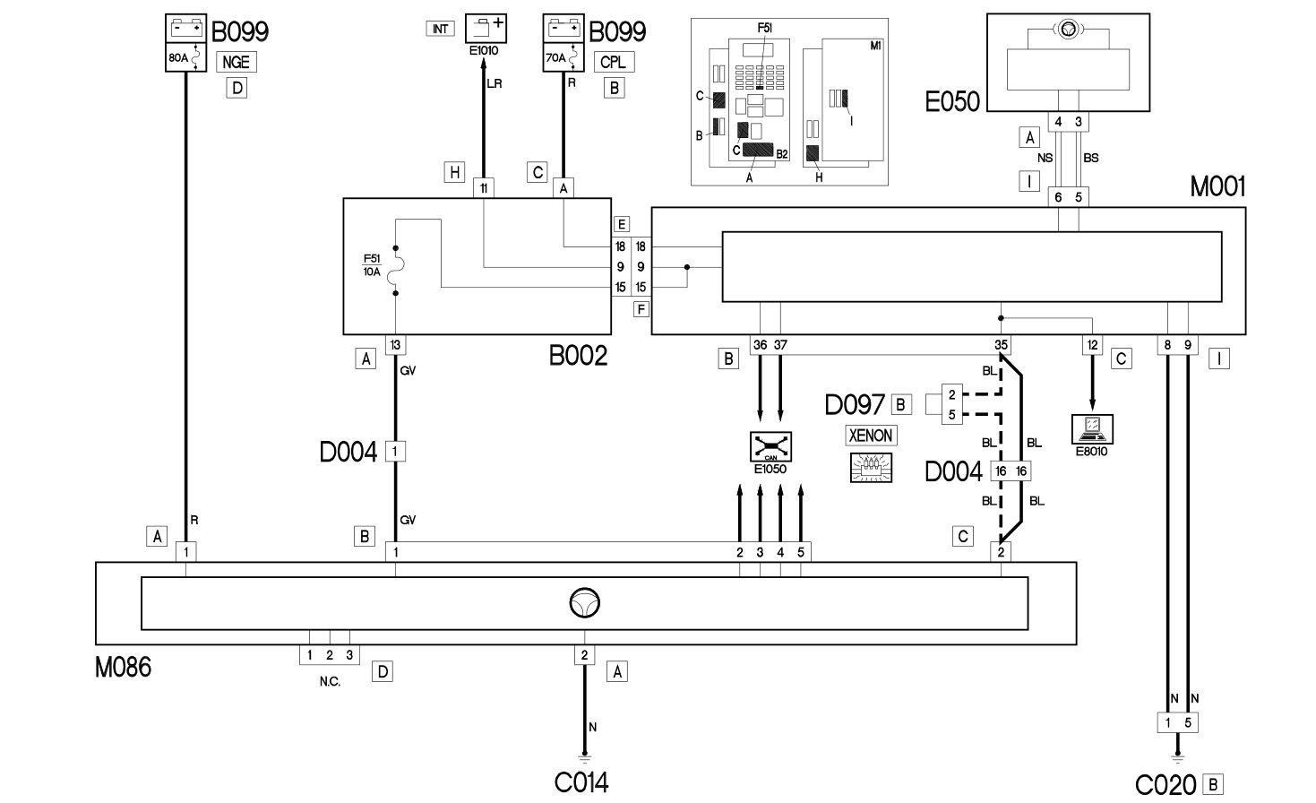 ELECTRIC STEERING - WIRING DIAGRAM