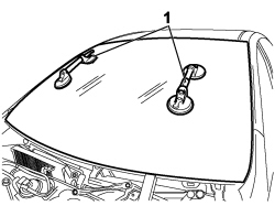 WINDSCREEN GLASS - R.R INCLUDING CLEANING HOUSING