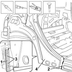 R.R. REAR WING FRAME