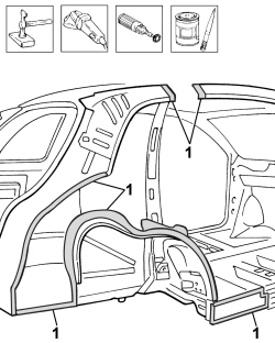 R.R. REAR WING FRAME