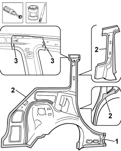 R.R. REAR WING FRAME