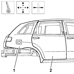 R.R. REAR WING FRAME
