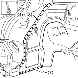 R.R. REAR WING FRAME