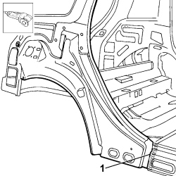 R.R. REAR WING FRAME