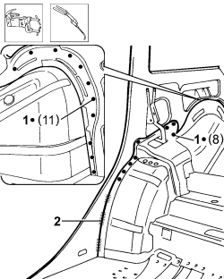 R.R. REAR WING FRAME