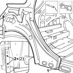 R.R. REAR WING FRAME