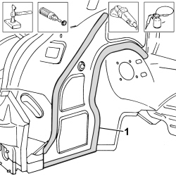 R.R. REAR WING FRAME