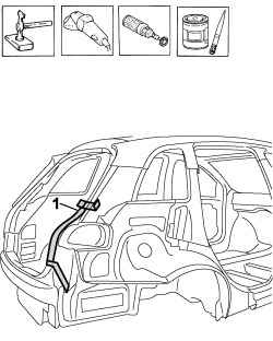 R.R. REAR LIGHT CLUSTER HOUSING