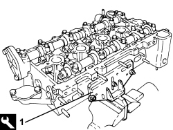 SINGLE CYLINDER HEAD, REMOVED - OVERHAUL