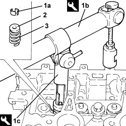 SINGLE CYLINDER HEAD, REMOVED - OVERHAUL