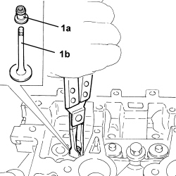 SINGLE CYLINDER HEAD, REMOVED - OVERHAUL