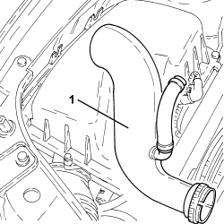 TURBOCHARGER AIR INTAKE PIPE - R.R.