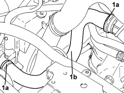 UPPER RADIATOR COOLANT OUTLET HOSE - R.R.