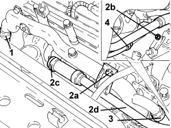 WATER PUMP RIGID COOLANT INLET PIPE - R.R.