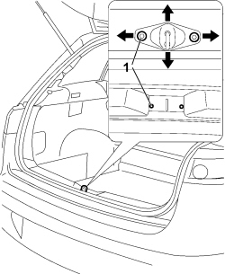 TAILGATE - ADJUST STRIKER AND ADAPT SEAL IF NECESSARY