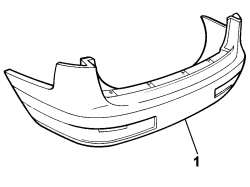 R.R. REAR BUMPER