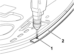 MOULDING ON BONNET LID - R R
