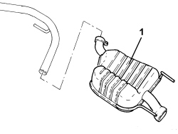 REAR EXHAUST SILENCER - R + R
