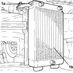 ENGINE OIL COOLING RADIATOR - R + R