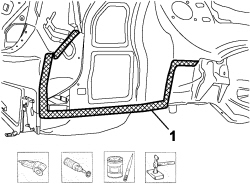 R.R. REAR WING LOWER FRAME