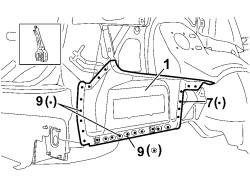 R.R. REAR WING LOWER FRAME