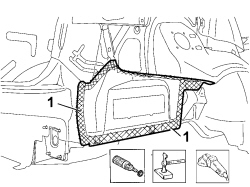 R.R. REAR WING LOWER FRAME
