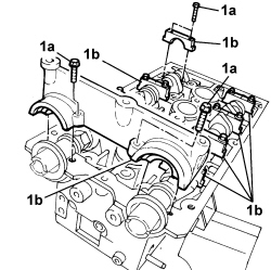 SINGLE CYLINDER HEAD, REMOVED - OVERHAUL