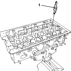 SINGLE CYLINDER HEAD, REMOVED - OVERHAUL