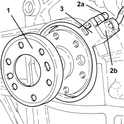 FLYWHEEL SIDE OIL SEAL - REPLACE