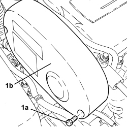 TIMING SYSTEM FRONT PROTECTIVE COVER (UPPER PART) - R.R.