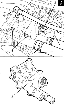 THERMOSTAT SUPPORT - R.R.