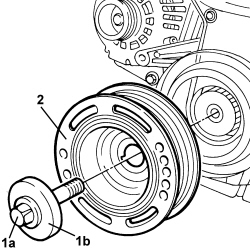 CRANKSHAFT PULLEY - R + R
