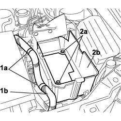 BATTERY SUPPORT/DRIP TRAY - R.R