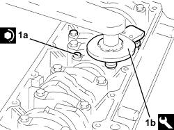 ENGINE - DISMANTLE AND REASSEMBLE FOLLOWING OPERATION 1004E10 - WASH AND CHECK DISMANTLED PARTS - REFIT CYLINDER HEAD AND OIL SUMP - DOES NOT INCLUDE REPAIRS TO CYLINDER HEAD AND AUXILIARY UNIT