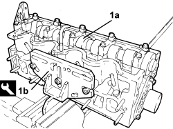 SINGLE CYLINDER HEAD, REMOVED - OVERHAUL