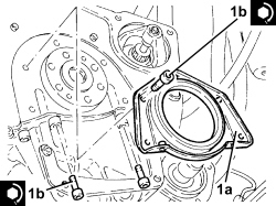 FLYWHEEL SIDE OIL SEAL - REPLACE