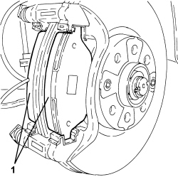 Front brake pads - replace