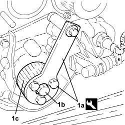 Toothed drive pulley - r + r with timing belt removed