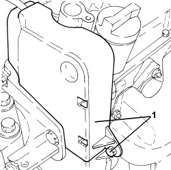 TIMING SYSTEM FRONT PROTECTIVE COVER (UPPER PART) - R.R.