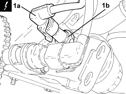 Engine oil pressure warning light switch - r + r