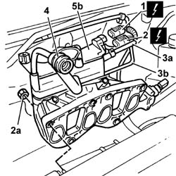 Inlet manifold - r + r and replace seal