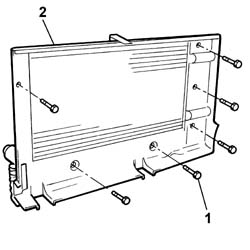 Engine cooling radiator AIR DUCT PROTECTION/ - R.R.