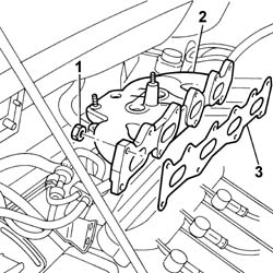 Exhaust manifold - r + r and replace seal