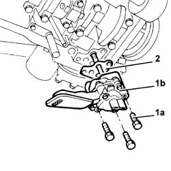 Engine oil pump - r + r with crankcase sump removed