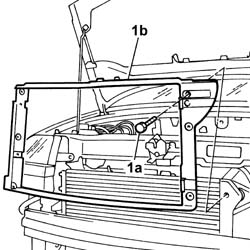Engine cooling radiator AIR DUCT PROTECTION/ - R.R.