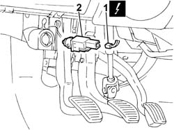 Switch on brake pedal - r+r