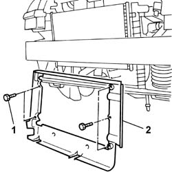 Engine cooling radiator AIR DUCT PROTECTION/ - R.R.