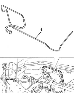 Fuel line from manifolds - r r